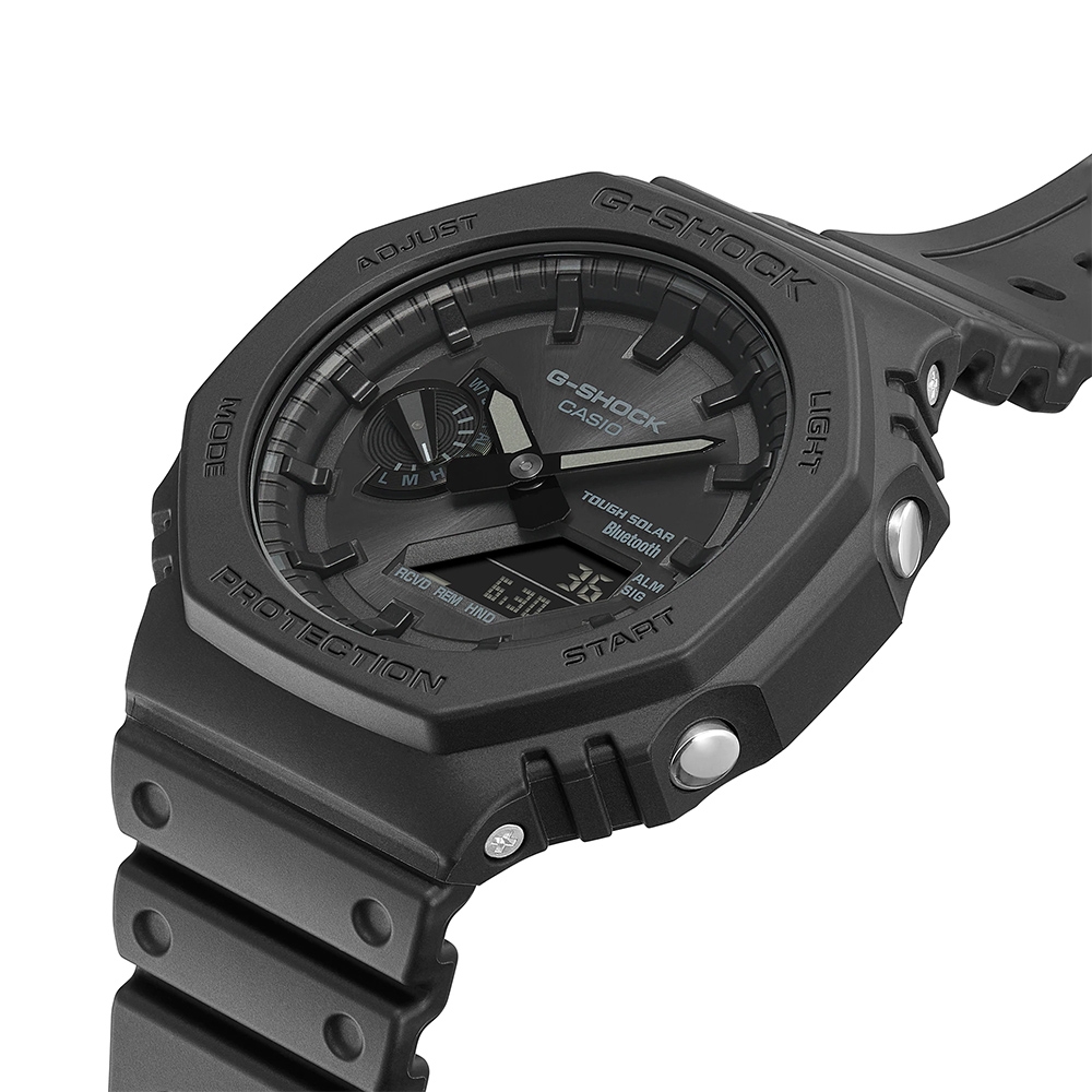 CASIO 卡西歐 G-SHOCK 極簡八角 太陽能電力智慧藍牙手錶 GA-B2100-1A1 | G-SHOCK | Yahoo奇摩購物中心