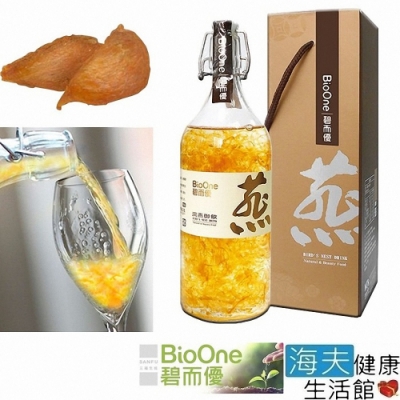 海夫健康生活館 BioOne 碧而優 印尼蘇門達臘 洞燕御飲_1000ml/瓶，共3瓶