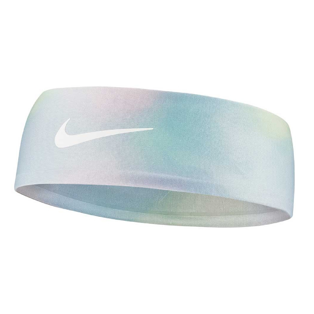 Nike 頭帶 Dri-FIT Fury Headband 3 吸濕排汗 快乾 運動 網球 慢跑 渲染 彩 白 N100361993-6OS