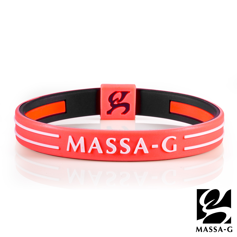 MASSA-G 雙面鍺鈦能量手環-橘