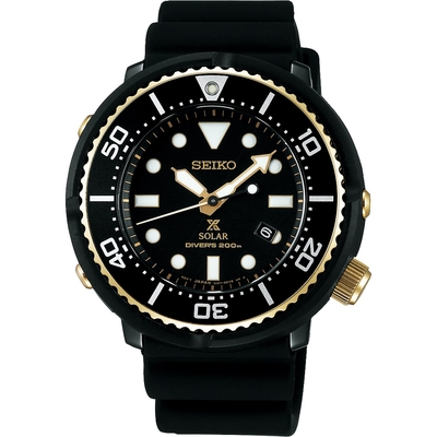 SEIKO 精工 Prospex SCUBA 鮪魚罐頭太陽能腕錶 新春送禮 (SBDN028J/V147-0BB0SD)_SK045