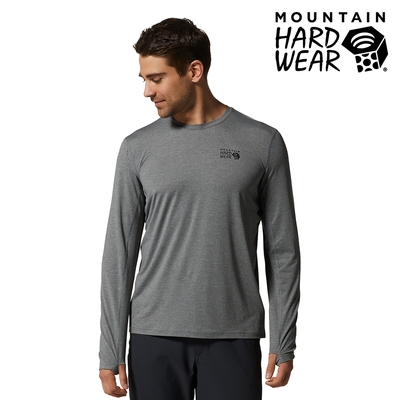 【美國 Mountain Hardwear】Crater Lake☆ Long Sleeve T 防曬快乾長袖排汗衣 男款 淺風暴灰 #1829331