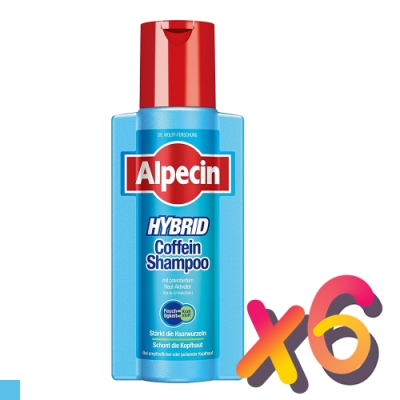 德國 Alpecin 雙效動力 咖啡因 洗髮精 洗髮露 髮現工程 250ml 6入組