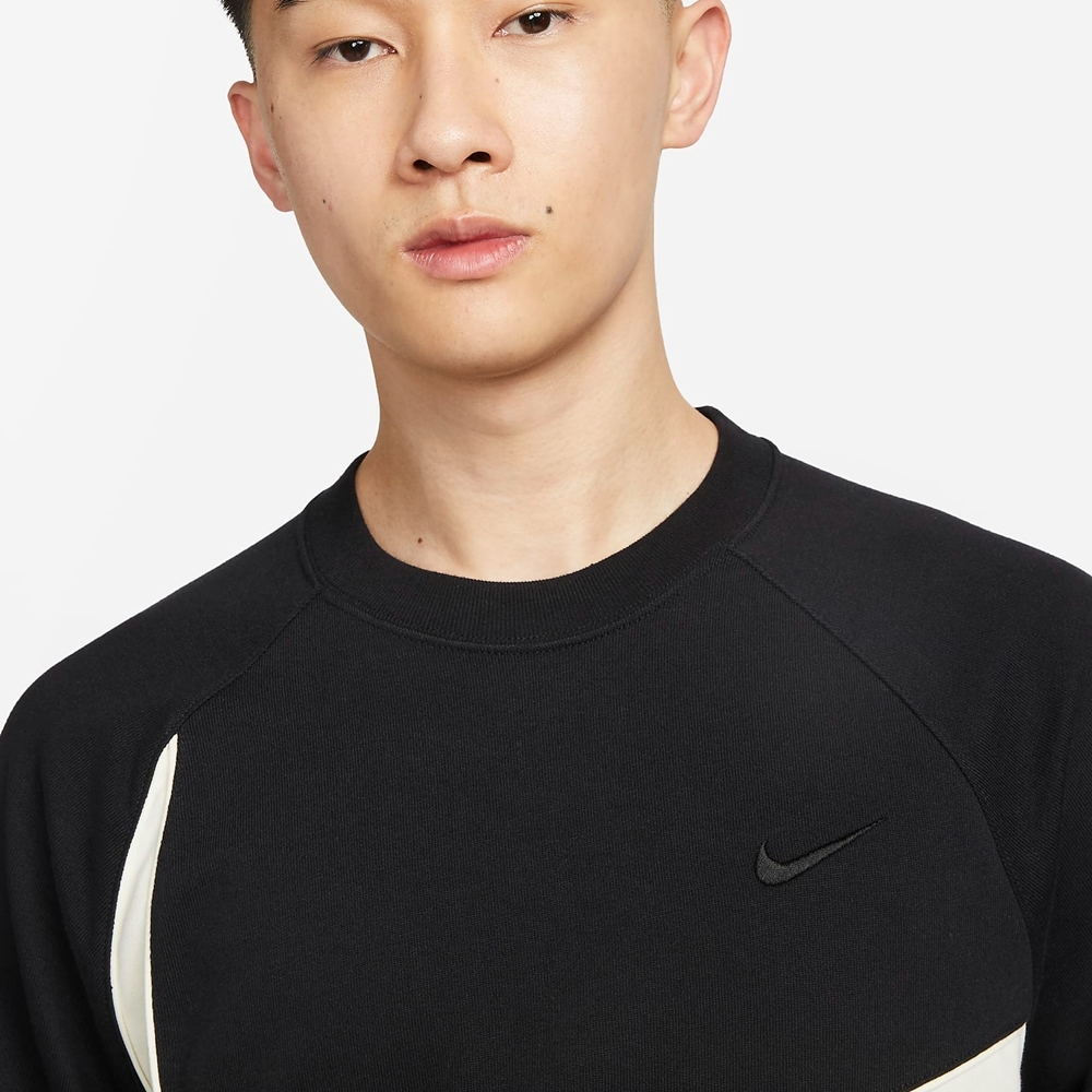 Nike AS M SWOOSH HBR SS TOP 男短袖上衣-黑白-FB7872010 | NIKE