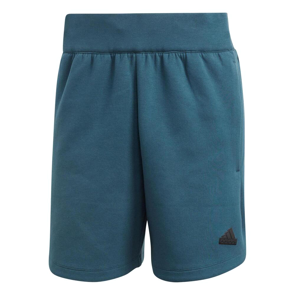 Adidas M Z.N.E. PR SHO [IN5095] 男 短褲 亞洲版 運動 休閒 低襠 寬鬆 柔軟 藍綠