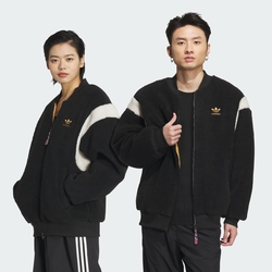 adidas 外套 男款 女款 運動外套 三葉草 新年 亞規 SHERPA BOMBER 黑IX4215