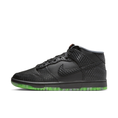 NIKE DUNK MID PRM 男休閒運動鞋-黑綠-FQ8749010