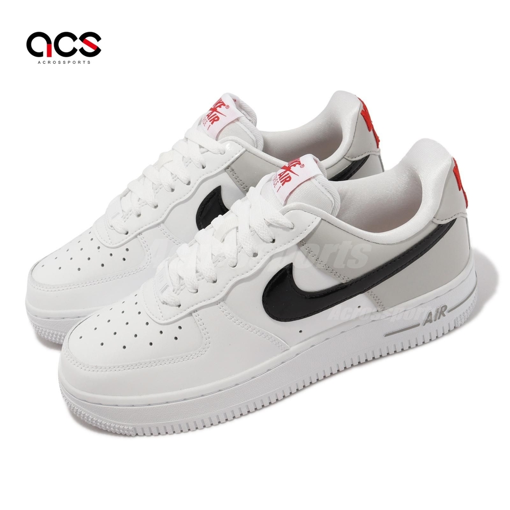 Nike Wmns Air Force 1 07 ESS SNKR 白 黑 灰 女鞋 男鞋 AF1 漆皮 DQ7570-001