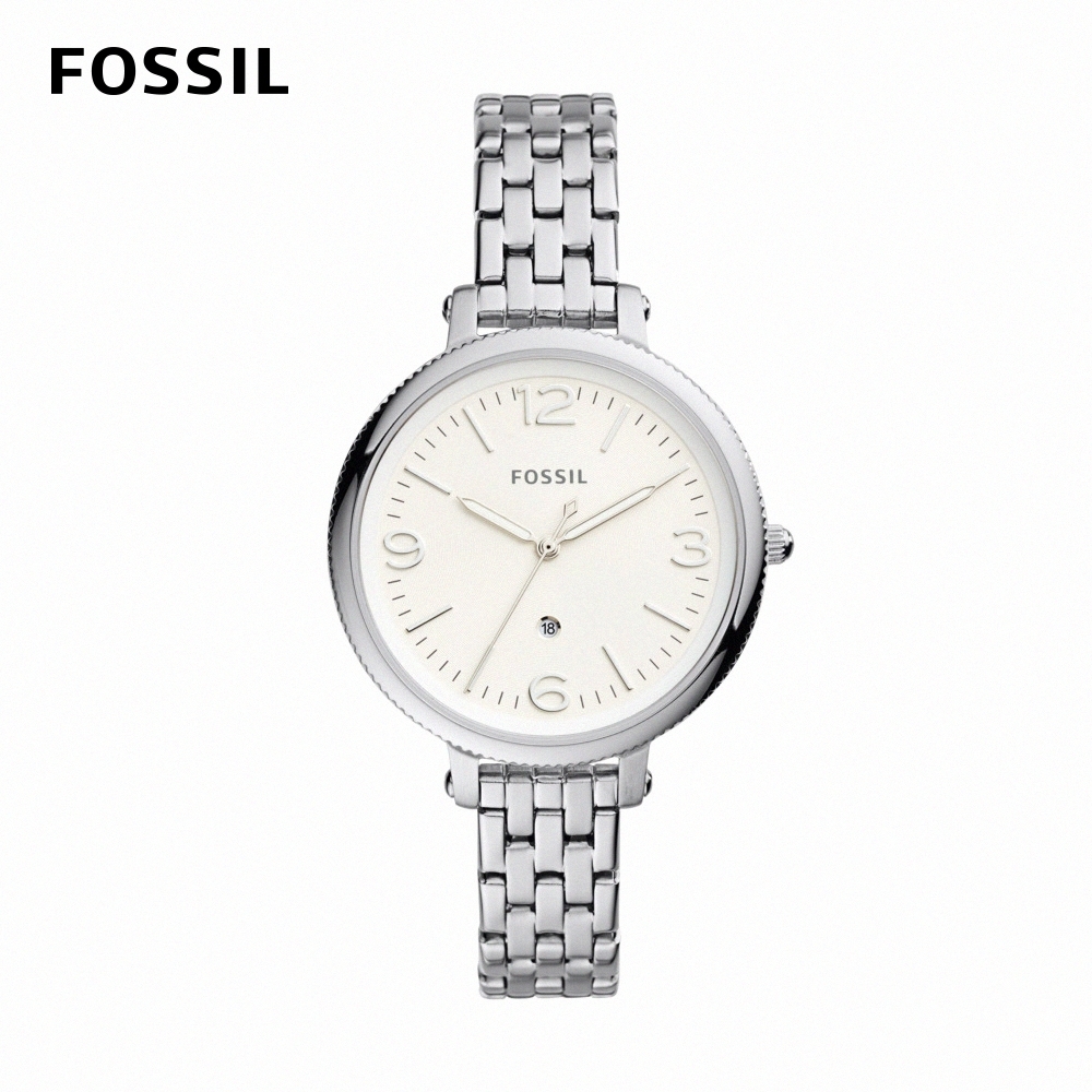 FOSSIL Monroe 婉約氣質女錶 銀色不鏽鋼鍊帶 38MM ES4924 product image 1