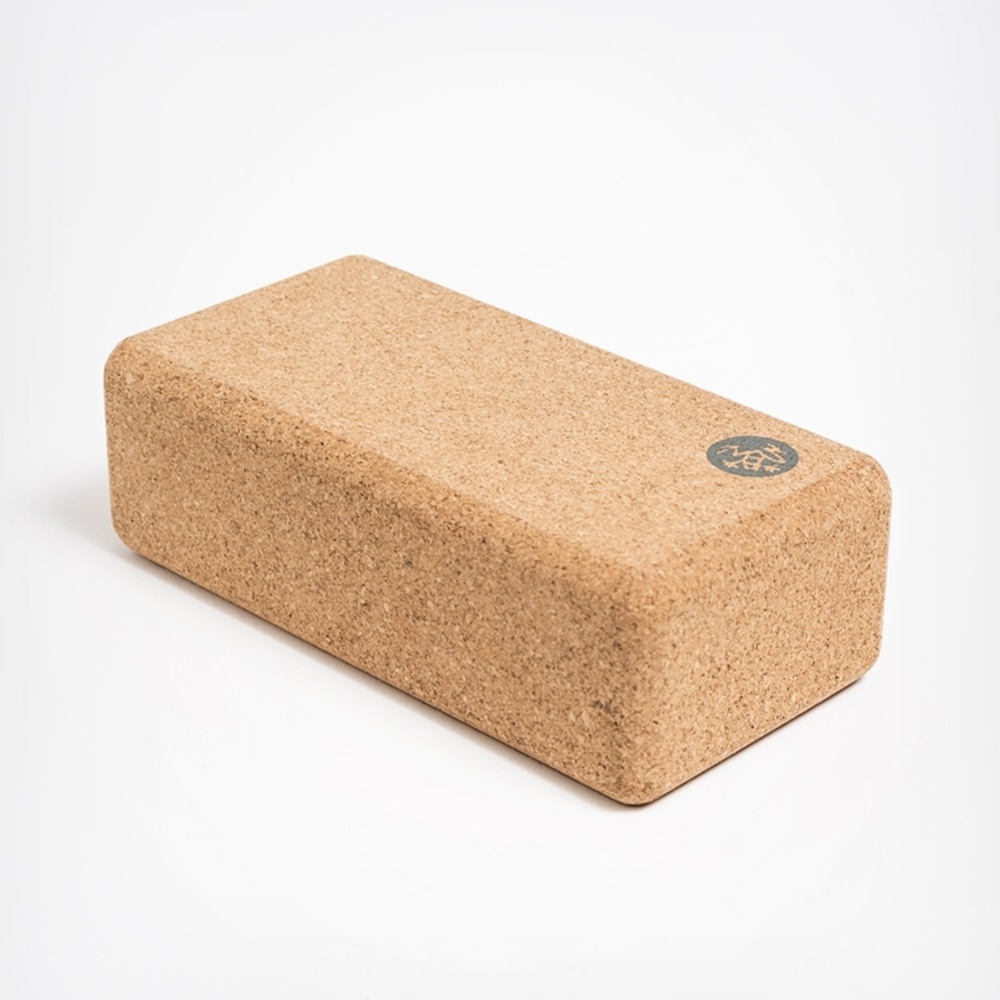 【Manduka】Lean Cork Block 軟木瑜珈磚 - 80D (軟木瑜珈磚、小磚)