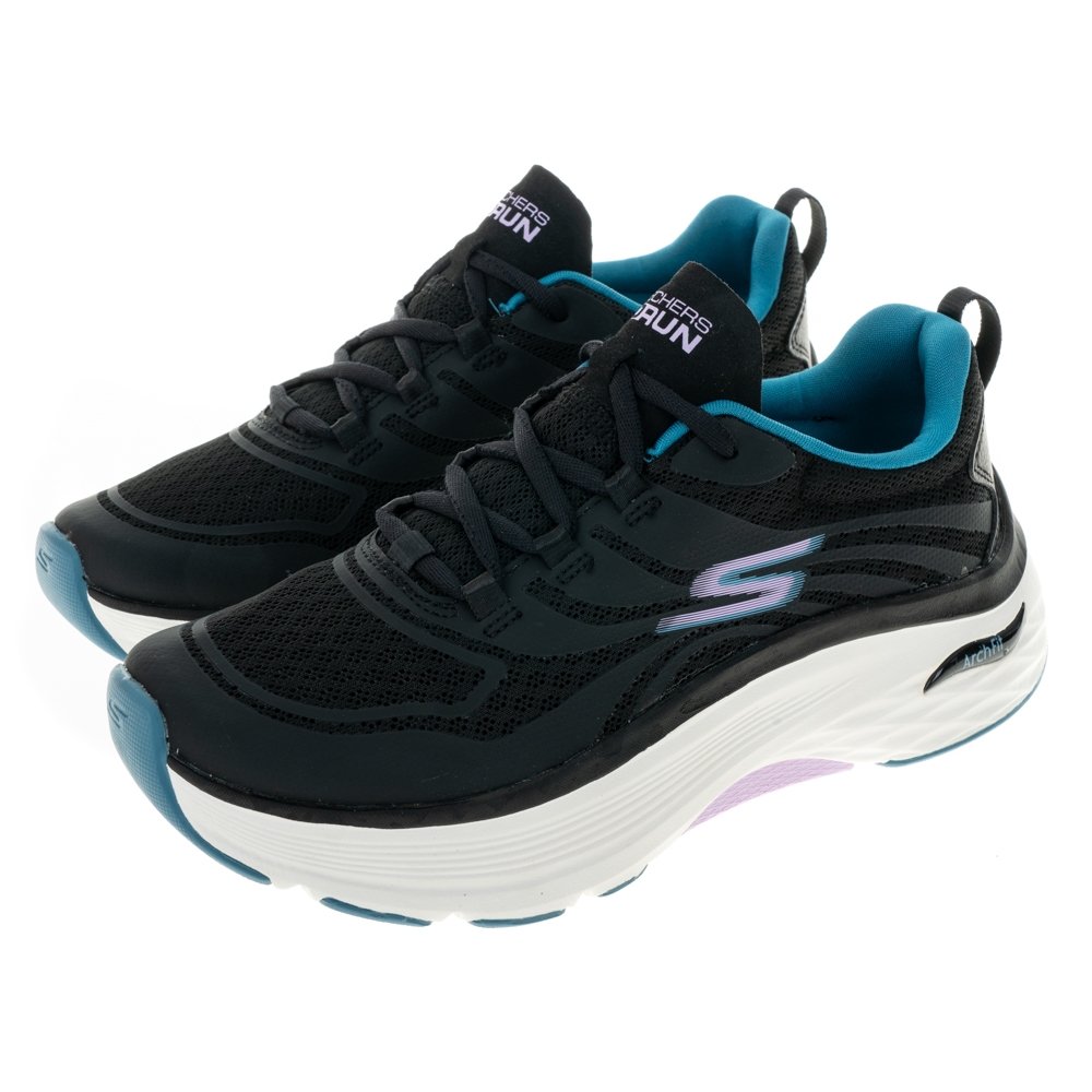 SKECHERS 女鞋 慢跑鞋 慢跑系列 GO RUN MAX CUSHIONING ARCH FIT - 128311BKBL