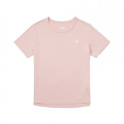 The North Face 北臉 上衣 女款 短袖上衣 運動 吸濕排汗 防曬 W SUN CHASE LOGO SS TEE 粉 NF0A87VNLK6