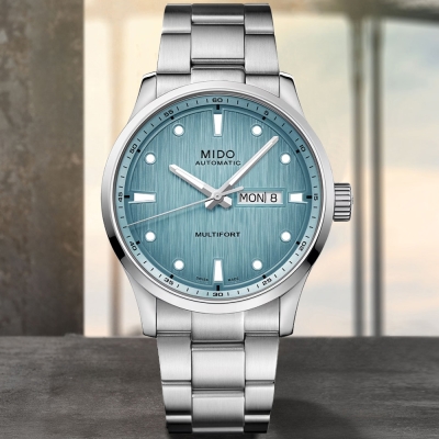 MIDO美度 官方授權 MULTIFORT M先鋒系列 機械腕錶 母親節 禮物 42mm / M0384301104100