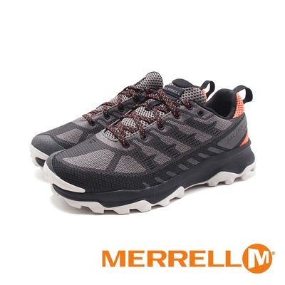 MERRELL(男)SPEED ECO WATERPROOF戶外防水健行鞋 男鞋-灰黑色