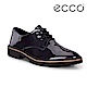 ECCO INCISE TAILORED 個性漆皮德比正裝鞋 女-藍 product thumbnail 1