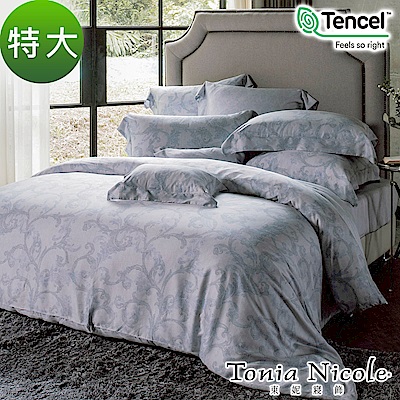 Tonia Nicole東妮寢飾 羅馬古都環保印染100%萊賽爾天絲被套床包組(特大)