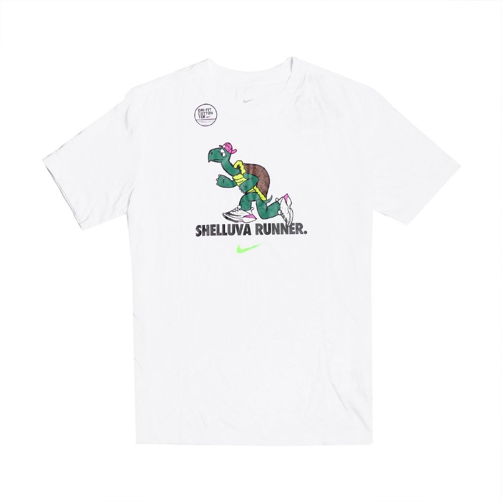 Nike T恤 Tortoise Running T 男款 Dri-FIT 吸濕排汗 快乾 烏龜 圓領 白彩 CZ9830100