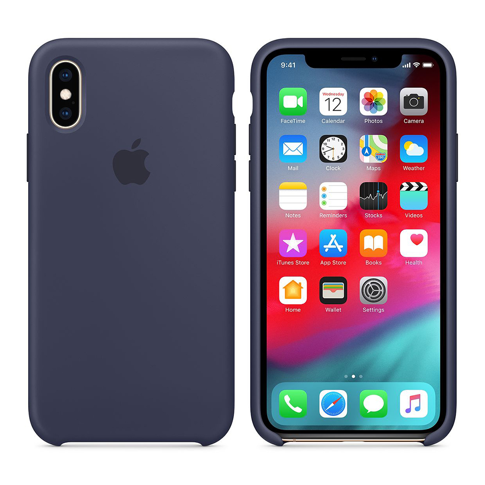 原廠 Apple iPhone XS 矽膠保護殼