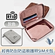 Viita 經典防刮RFID防盜刷護照機票包/拉鍊SIM卡證件包 灰 product thumbnail 1