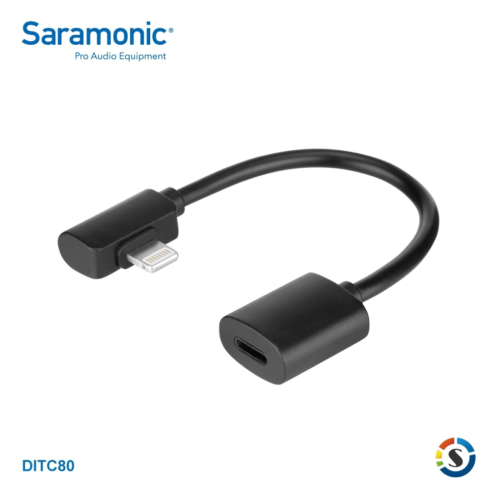 Saramonic楓笛 DITC80 音源轉接線(Lightning專用)