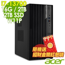 Acer 宏碁 Veriton VM8715G (i7-13700/16G/2TB+2TB SSD/W11P)