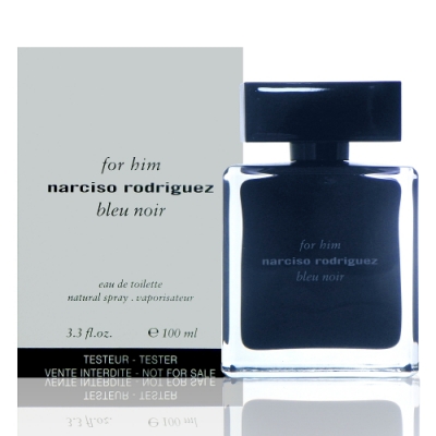 Narciso Rodriguez Bleu Noir 紳藍男性淡香水 100ml Tester 包裝