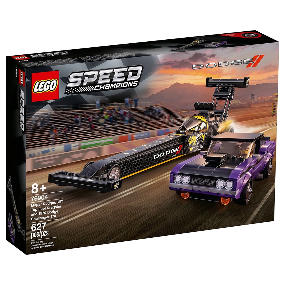 樂高LEGO Speed Champions系列 - LT76904 Mopar Dodge/SRT Top Fuel Dragster and 1970 Dodge Challenger T/A