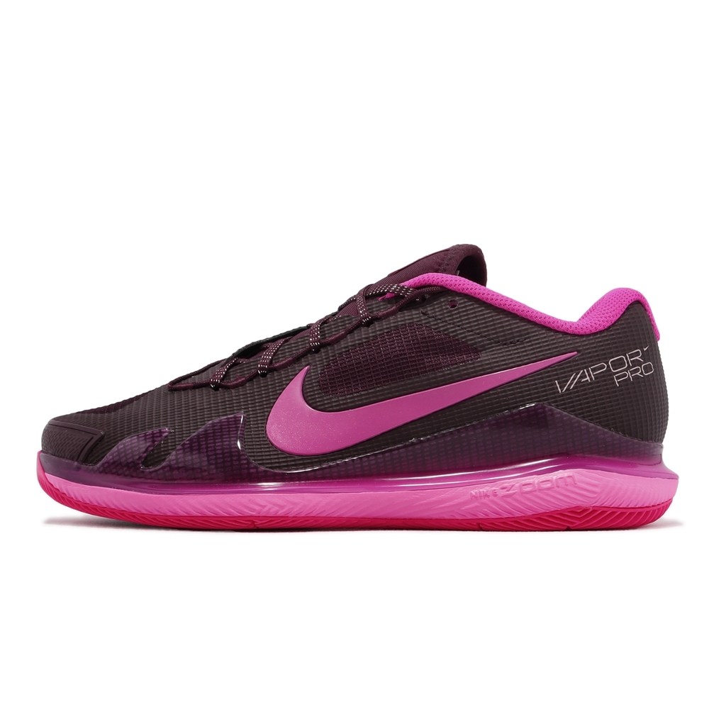 Nike 網球鞋Wmns Zoom Vapor Pro HC PRM 女鞋粉硬地球場緩震氣墊