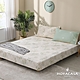 HOYACASA 100%精梳棉雙人三件式床包枕套組-初晨葉曲 product thumbnail 1