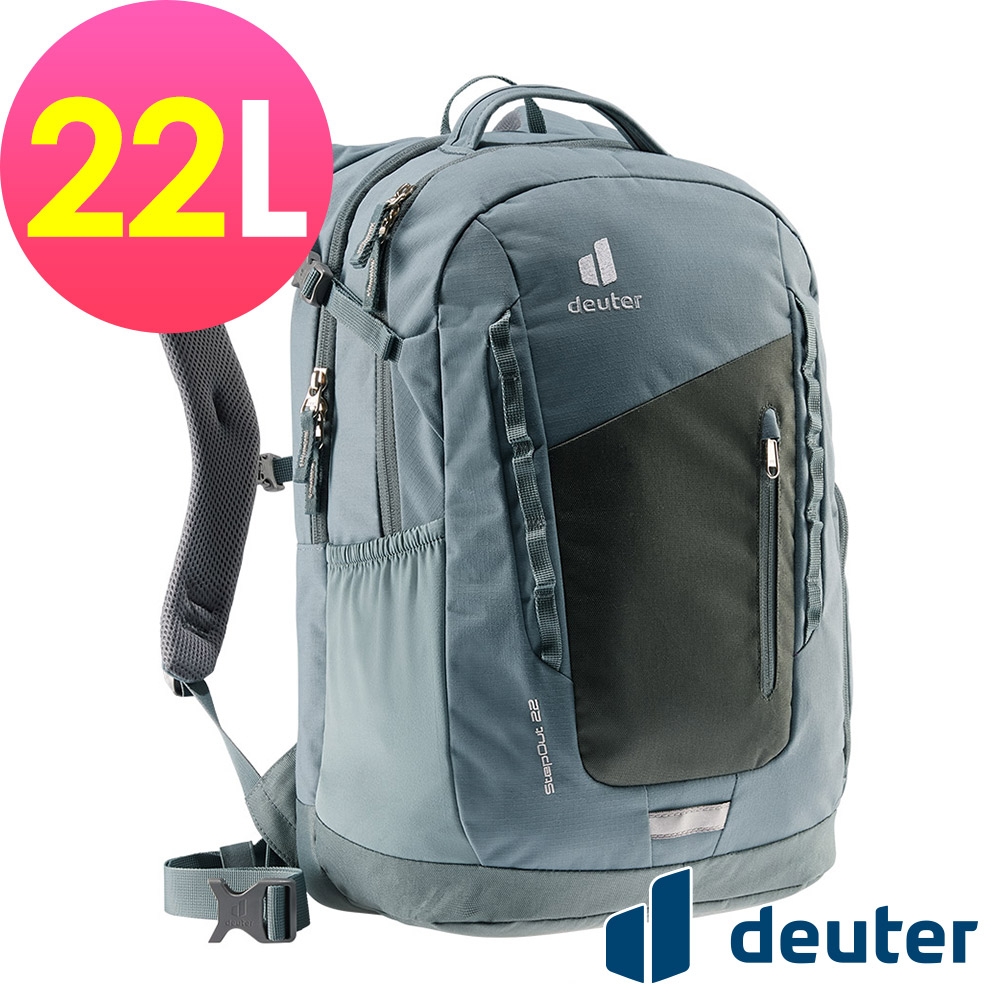 【deuter 德國】StepOut 22L休閒旅遊後背包3813121橄欖綠/湖藍/戶外健行包/通勤包/書包/商務包/電腦包