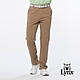 【Lynx Golf】男款彈性舒適經典素面基本款平口休閒長褲-卡其色 product thumbnail 2