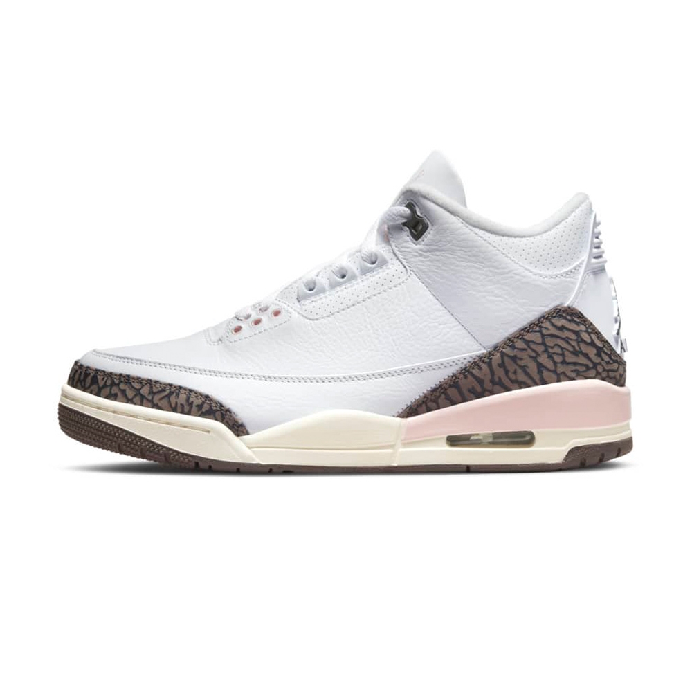 Nike Air Jordan 3 Retro 女鞋白色粉色AJ3 喬丹運動鞋休閒鞋籃球鞋