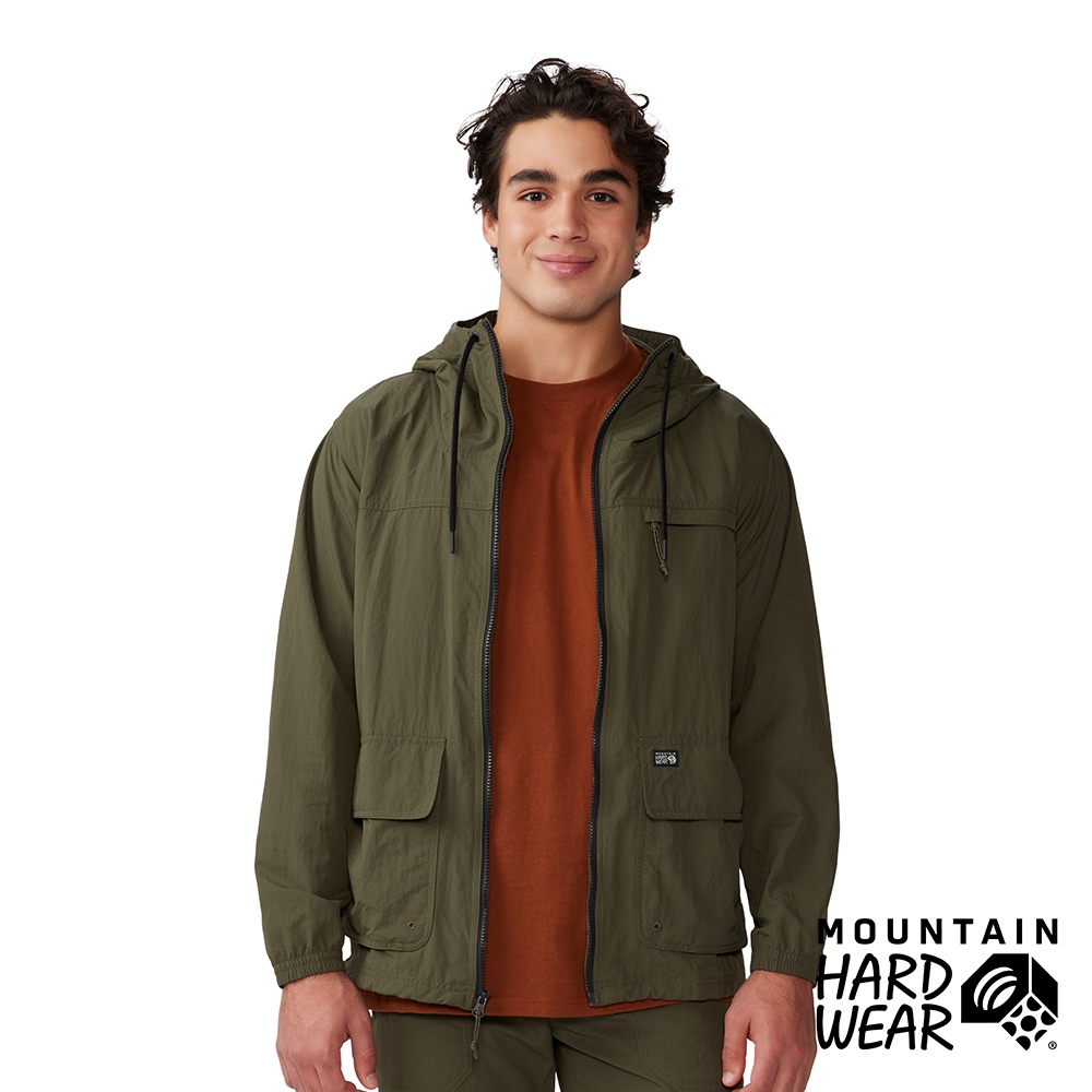 【Mountain Hardwear】STRYDER  FULL ZIP 防曬防潑水探險連帽外套 深松綠 男款 #2067981