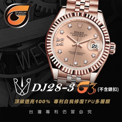 【RX8-G3第7代保護膜】勞力士ROLEX-五銖鍊(不含鍊帶、錶扣)系列腕錶、手錶貼膜(不含手錶)
