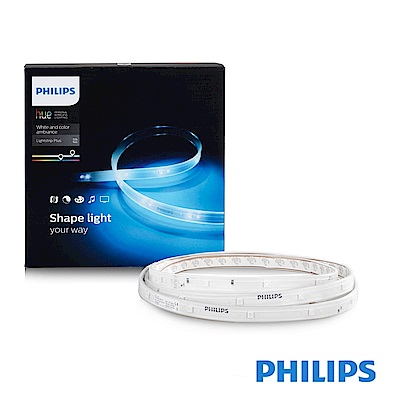 飛利浦 PHILIPS LIGHTING Hue無線智慧照明 LED彩色條燈(2米)