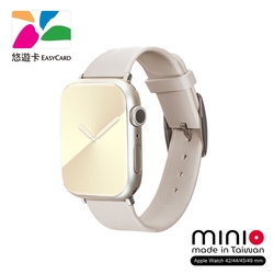 minio Apple Watch 防水矽膠悠遊卡錶帶