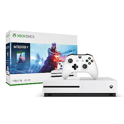 Xbox One S 1TB + 《戰地風雲 V 》同捆組