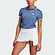 Adidas Clubhouse Polo [IA7036] 女 POLO衫 短袖上衣 亞洲版 運動 網球 吸濕排汗 藍 product thumbnail 1