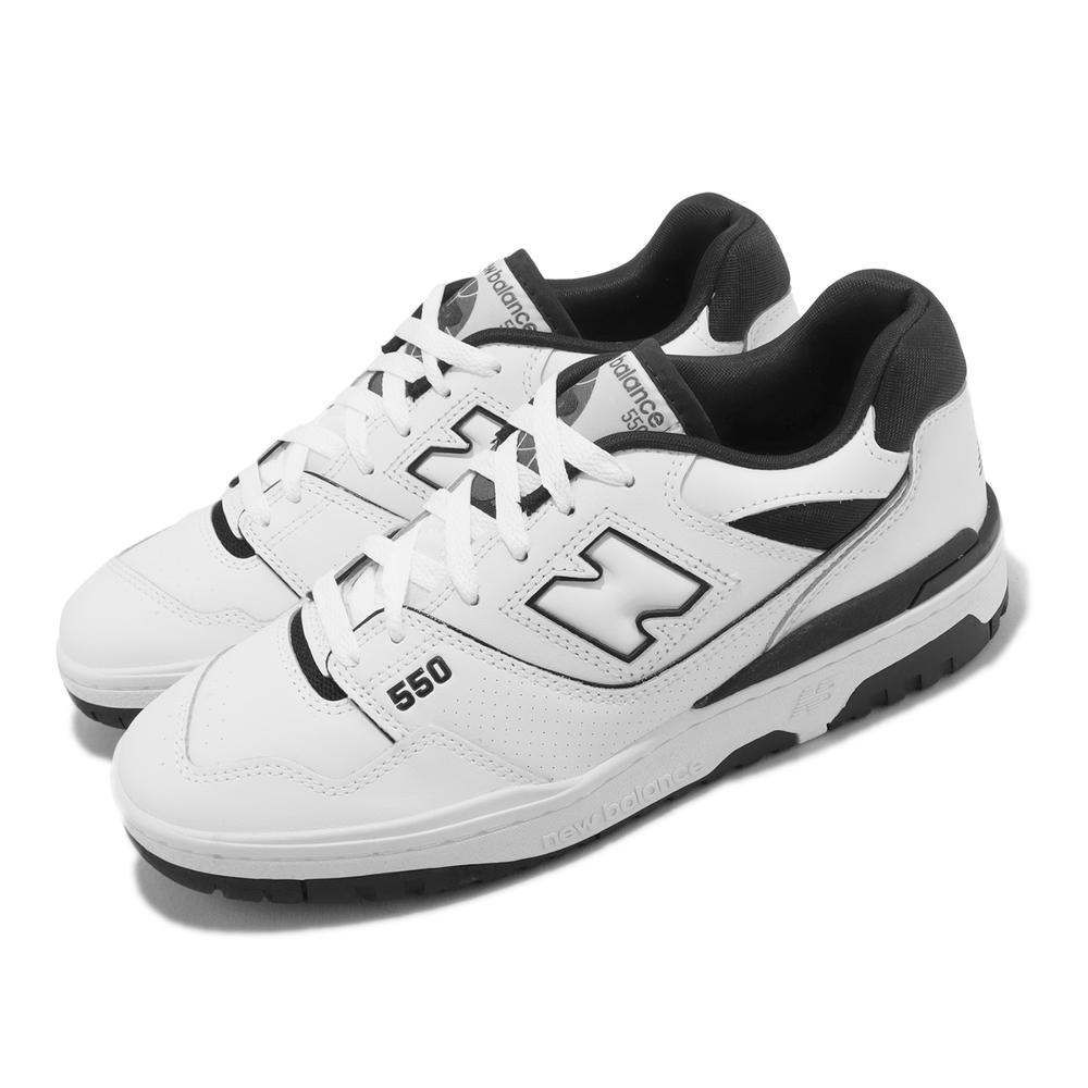 New Balance 休閒鞋550 男鞋女鞋黑白中性復古NB 紐巴倫運動鞋BB550HA1