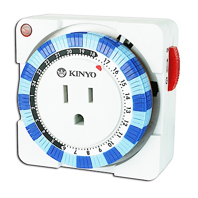 KINYO 24小時指撥式多段定時器