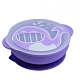 【MARCUS&MARCUS】動物樂園幼兒自主學習吸盤碗含蓋-鯨魚(紫) product thumbnail 2