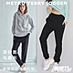 STL  yoga 韓國 厚磅 運動休閒 縮口褲 METRO TERRY JOGGER 黑色Black product thumbnail 1