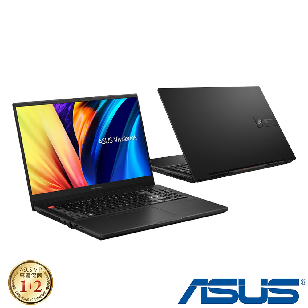 (M365組合) ASUS K6501ZM 15.6吋效能筆電 (i7-12700H/RTX3060 6G獨顯/16G/1TB PCIe SSD/Vivobook Pro 15X OLED/零度黑)