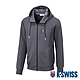 K-SWISS  Hoodie W/Fur Jacket刷毛連帽外套-男-灰 product thumbnail 1