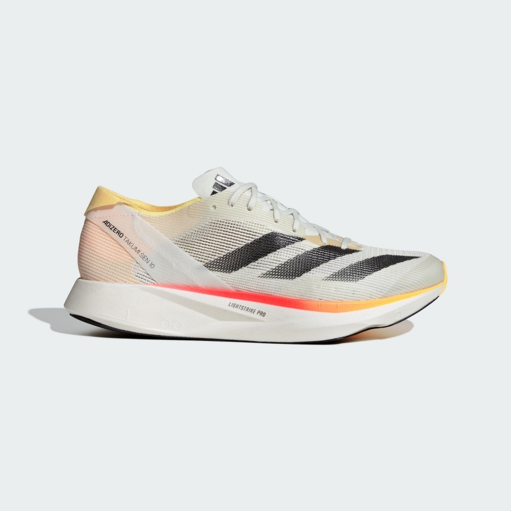 ADIDAS ADIZERO TAKUMI SEN 10 M 男慢跑鞋-灰橘粉-IG8202