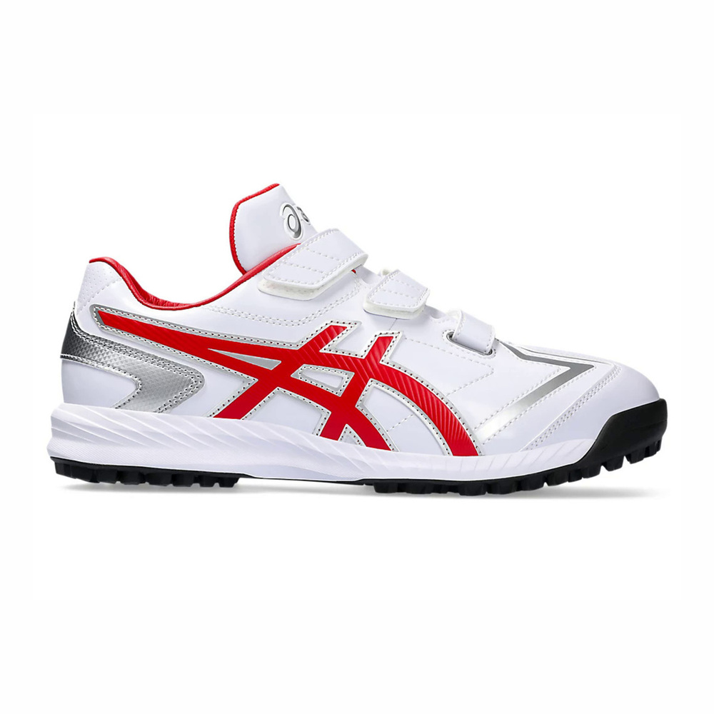 Asics Neorevive TR 3 [1123A042-101] 男 教練鞋 訓練鞋 棒壘球 魔鬼氈 耐穿 白紅