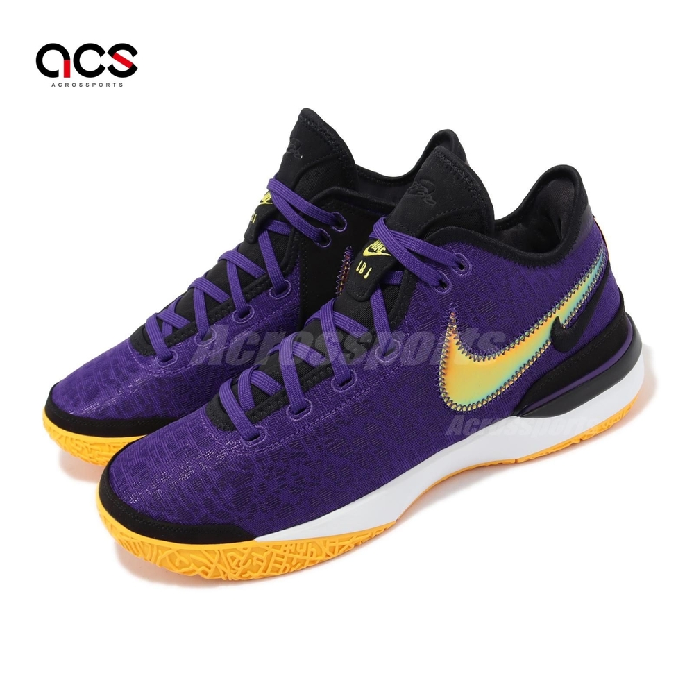 Nike 籃球鞋 LeBron NXXT Gen EP Lakers 男鞋 紫 金 湖人配色 中筒 LBJ DR8788-500