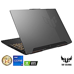 ASUS FX507ZM 15.6吋電競筆電 (i7-12700H/RTX 3060/16G/512G/Win 11/御鐵灰/TUF Gaming F15)