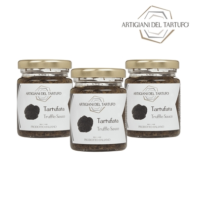 【時時樂限定】Artigiani del Tartufo義大利職人-黑松露菌菇醬 90g(Truffle Sauce)3罐入