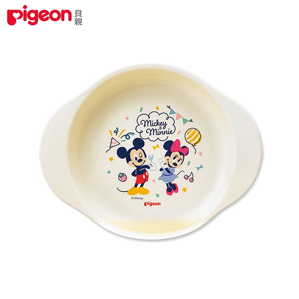 【任選】日本《Pigeon 貝親》迪士尼餐盤(米奇&米妮)